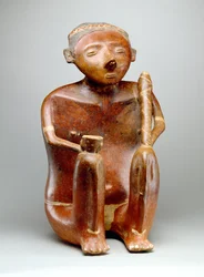 Zittende man (aardewerk)